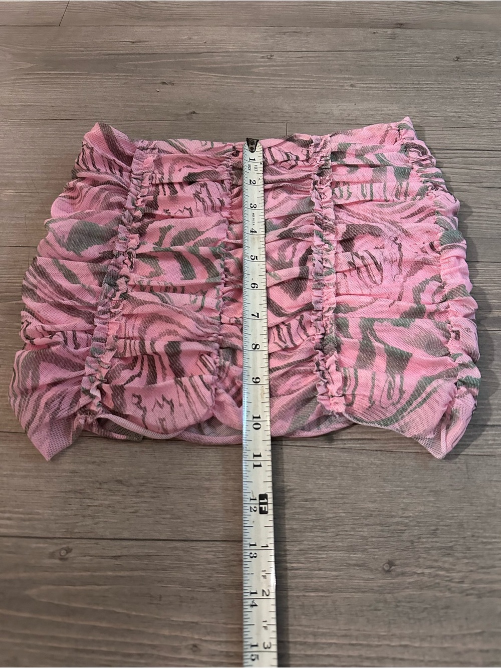 I.AM.GIA Pink Ruched Mini Skirt - Picture 6 of 6